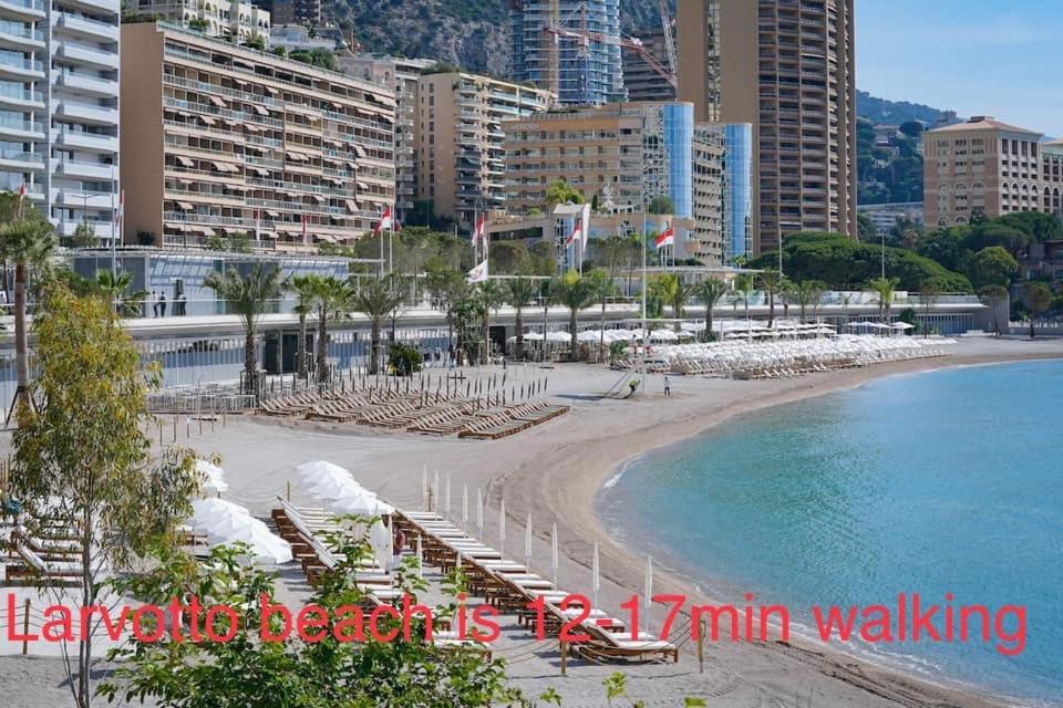 Very Central Suite Apartment With 1Bedroom Next To The Underground Train Station Monaco And 6Min From Casino Place エクステリア 写真